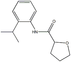 N-(2-isopropylphenyl)tetrahydro-2-furancarboxamide Structural