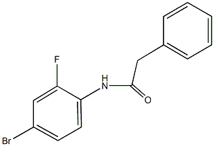 N-(4-bromo-2-fluorophenyl)-2-phenylacetamide Structural