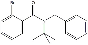 N-benzyl-2-bromo-N-(tert-butyl)benzamide Structural