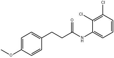 N-(2,3-dichlorophenyl)-3-(4-methoxyphenyl)propanamide Structural