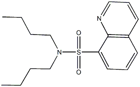 N,N-dibutyl-8-quinolinesulfonamide Structural