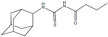 N-(2-adamantyl)-N'-butyrylthiourea Structural