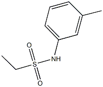 N-(3-methylphenyl)ethanesulfonamide Structural