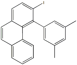 4-(3,5-dimethylphenyl)-3-iodophenanthrene Structural