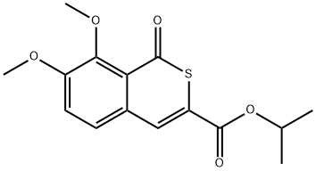 isopropyl 7,8-dimethoxy-1-oxo-1H-isothiochromene-3-carboxylate Structural