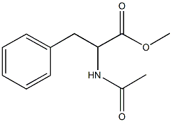 methyl 2-(acetylamino)-3-phenylpropanoate Structural