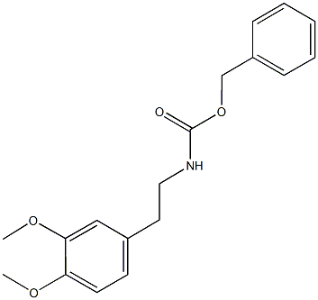 benzyl 2-(3,4-dimethoxyphenyl)ethylcarbamate Structural