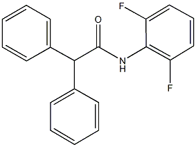 N-(2,6-difluorophenyl)-2,2-diphenylacetamide Structural