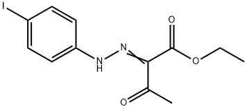 ethyl 2-[(4-iodophenyl)hydrazono]-3-oxobutanoate Structural