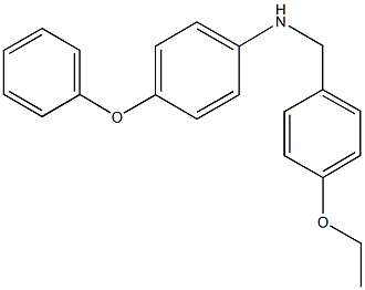 N-(4-ethoxybenzyl)-N-(4-phenoxyphenyl)amine Structural