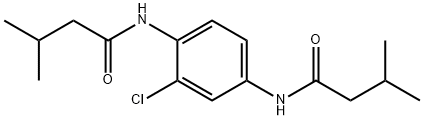 N-{2-chloro-4-[(3-methylbutanoyl)amino]phenyl}-3-methylbutanamide Structural