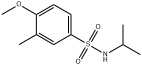 N-isopropyl-4-methoxy-3-methylbenzenesulfonamide Structural
