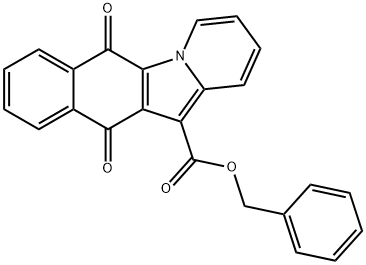 benzyl 6,11-dioxo-6,11-dihydrobenzo[f]pyrido[1,2-a]indole-12-carboxylate Structural