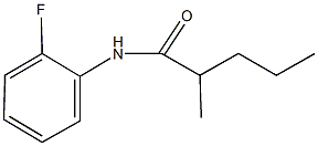 N-(2-fluorophenyl)-2-methylpentanamide Structural