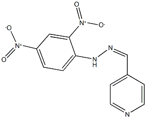 isonicotinaldehyde {2,4-dinitrophenyl}hydrazone Structural