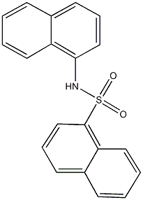 N-(1-naphthyl)-1-naphthalenesulfonamide Structural