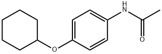 N-[4-(cyclohexyloxy)phenyl]acetamide Structural