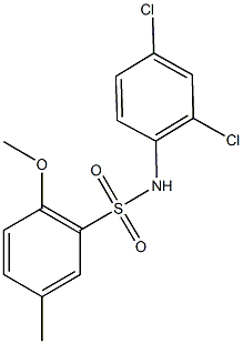 N-(2,4-dichlorophenyl)-2-methoxy-5-methylbenzenesulfonamide