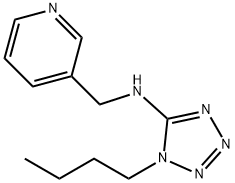 N-(1-butyl-1H-tetraazol-5-yl)-N-(3-pyridinylmethyl)amine Structural