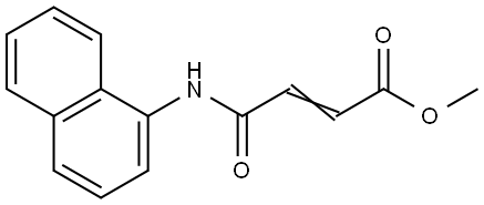 methyl 4-(1-naphthylamino)-4-oxo-2-butenoate Structural