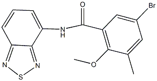 N-(2,1,3-benzothiadiazol-4-yl)-5-bromo-2-methoxy-3-methylbenzamide