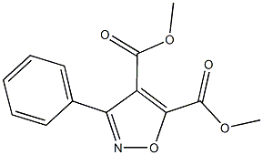 dimethyl 3-phenyl-4,5-isoxazoledicarboxylate Structural