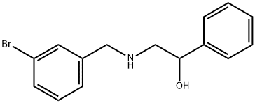 2-[(3-bromobenzyl)amino]-1-phenylethanol Structural