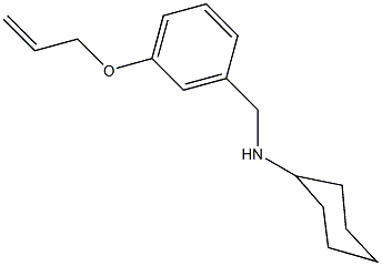 N-[3-(allyloxy)benzyl]-N-cyclohexylamine Structural