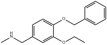 N-[4-(benzyloxy)-3-ethoxybenzyl]-N-methylamine Structural
