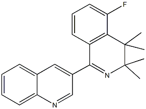 3-(5-fluoro-3,3,4,4-tetramethyl-3,4-dihydro-1-isoquinolinyl)quinoline