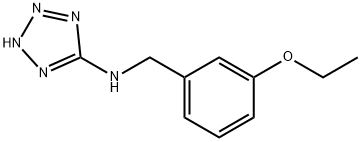 N-(3-ethoxybenzyl)-N-(2H-tetraazol-5-yl)amine Structural
