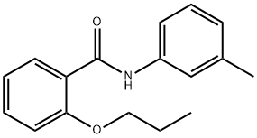 N-(3-methylphenyl)-2-propoxybenzamide Structural