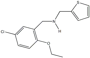 N-(5-chloro-2-ethoxybenzyl)-N-(2-thienylmethyl)amine Structural