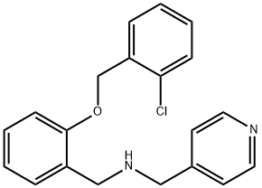 N-{2-[(2-chlorobenzyl)oxy]benzyl}-N-(4-pyridinylmethyl)amine Structural