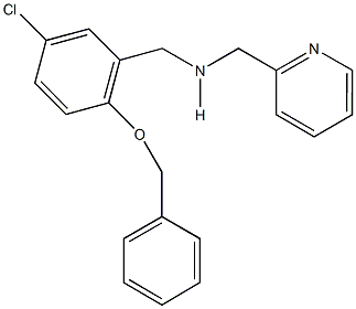 N-[2-(benzyloxy)-5-chlorobenzyl]-N-(2-pyridinylmethyl)amine Structural