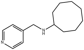 N-cyclooctyl-N-(4-pyridinylmethyl)amine Structural