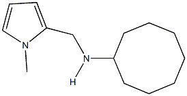 N-cyclooctyl-N-[(1-methyl-1H-pyrrol-2-yl)methyl]amine Structural