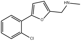 N-{[5-(2-chlorophenyl)-2-furyl]methyl}-N-methylamine Structural