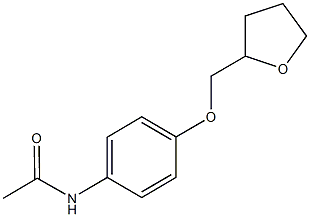 N-[4-(tetrahydro-2-furanylmethoxy)phenyl]acetamide Structural