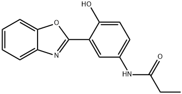 N-[3-(1,3-benzoxazol-2-yl)-4-hydroxyphenyl]propanamide Structural