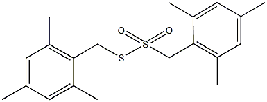 S-(mesitylmethyl) mesitylmethanesulfonothioate Structural