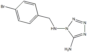 N-(5-amino-1H-tetraazol-1-yl)-N-(4-bromobenzyl)amine Structural