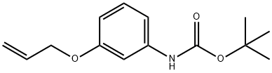 tert-butyl 3-(allyloxy)phenylcarbamate Structural