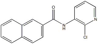 N-(2-chloro-3-pyridinyl)-2-naphthamide Structural