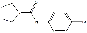 N-(4-bromophenyl)-1-pyrrolidinecarboxamide Structural