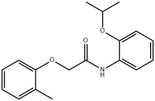 N-(2-isopropoxyphenyl)-2-(2-methylphenoxy)acetamide Structural