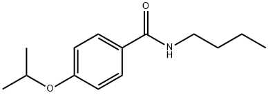 N-butyl-4-isopropoxybenzamide Structural
