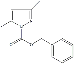 benzyl 3,5-dimethyl-1H-pyrazole-1-carboxylate Structural