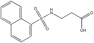 N-(1-naphthylsulfonyl)-beta-alanine Structural
