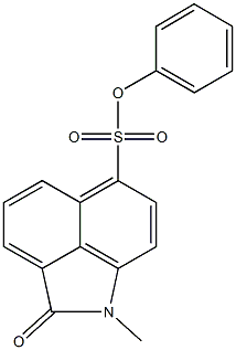 phenyl 1-methyl-2-oxo-1,2-dihydrobenzo[cd]indole-6-sulfonate Structural